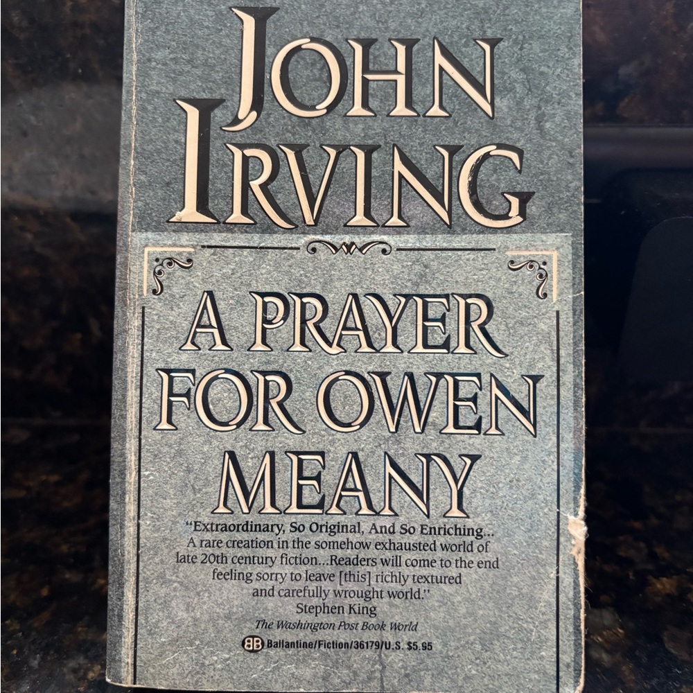 John Irving 'A Prayer for Owen Meany' Book